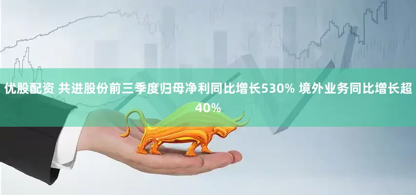 优股配资 共进股份前三季度归母净利同比增长530% 境外业务同比增长超40%